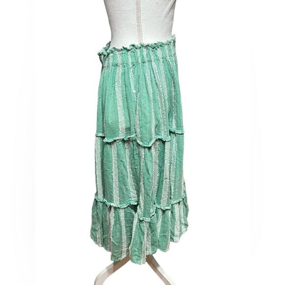Tuckernuck Stripe Gauze Prado Skirt sz large - Picture 3 of 5